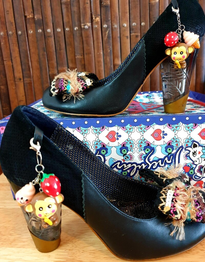 irregular choice perspex heel